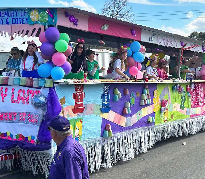 38th Livonia Carnival Parade Pointe Coupee Banner