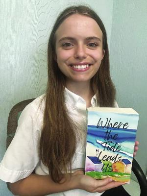 Rachel Bergeron, a Catholic-PC junior, has published her first novel, "Where the Tide Leaves Us"