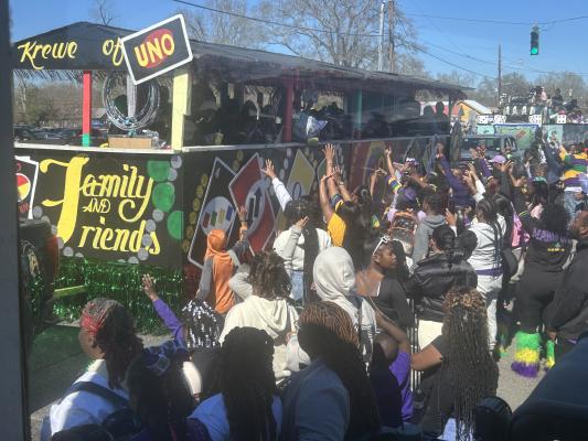 Huge crowds converged for parades during the Mardi Gras weekend, including the 102nd annual Community Center of Pointe Coupee Carnival Club Parade. 